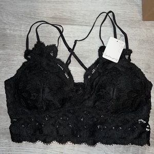 Anemone Bralette (S-L) Black NWT! Sale ✨